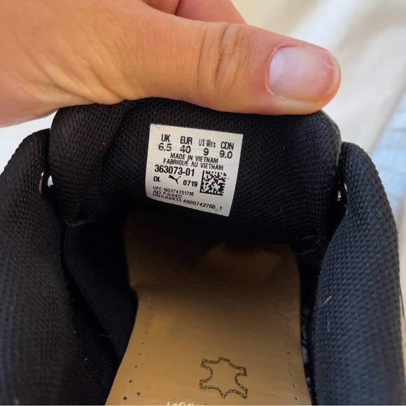 Puma black shoes with bow - Picture 6 of 6